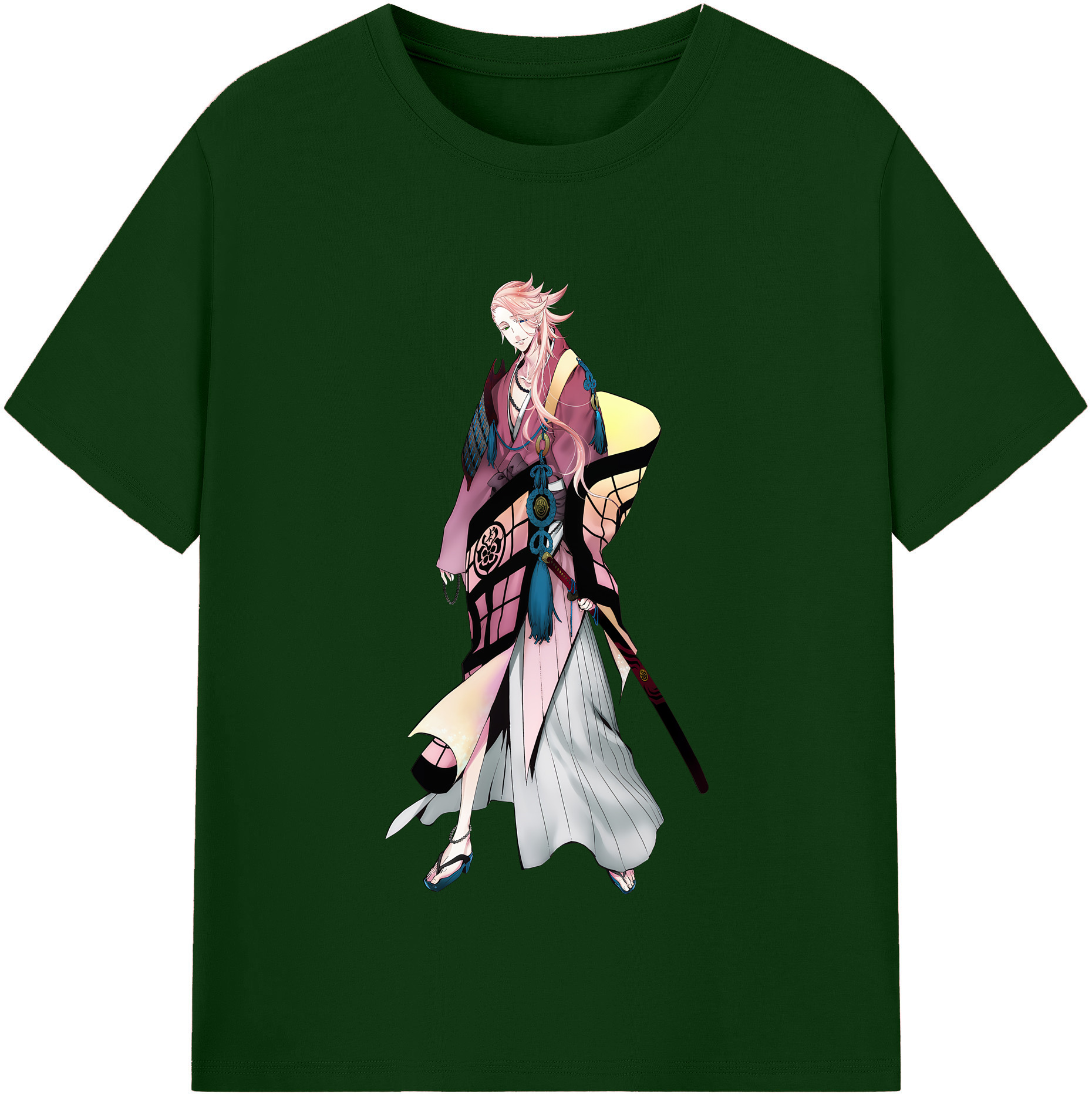 （画像用） 刀剣乱舞 Touken Ranbu 綿100％半袖Tシャツ（フロントプリント）